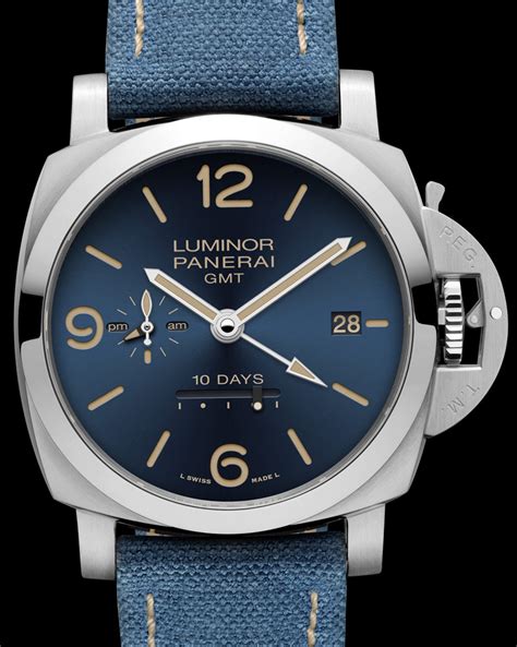 luminar panarai gmt 10 days replica watches|panerai gmt luminor 1950.